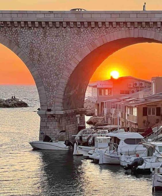 Vallon Des Auffes : Le Cabanon De Mireille Villa Marseilles Buitenkant foto